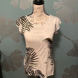 For Tue Republic Palm Tree Viscose Top